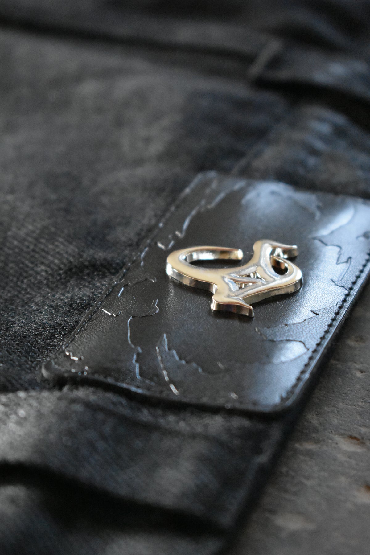 Obsidian Waxed Jeans